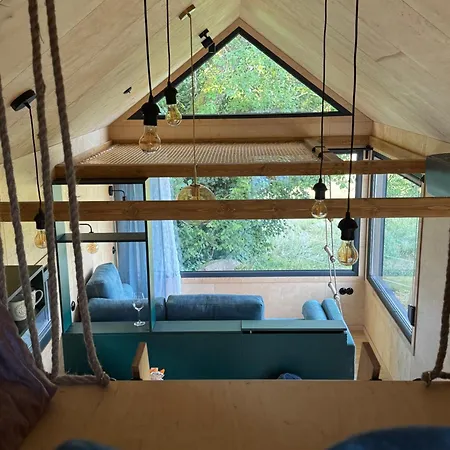 Tinyhouse In Der Luxussátor *