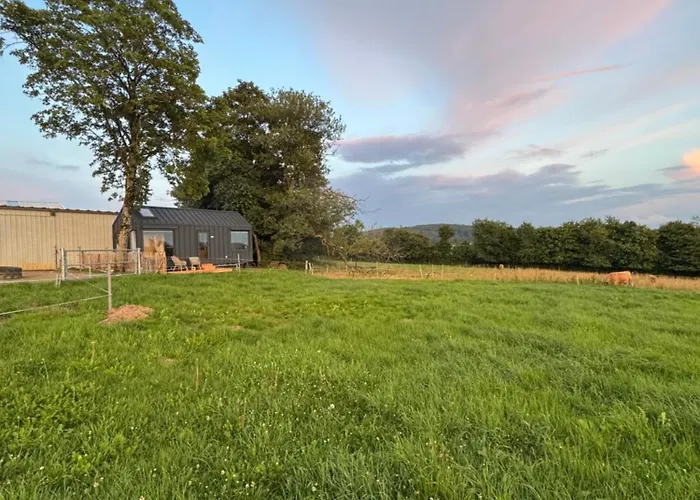 Luksusowy namiot Tinyhouse In Der Hahn bei Marienberg