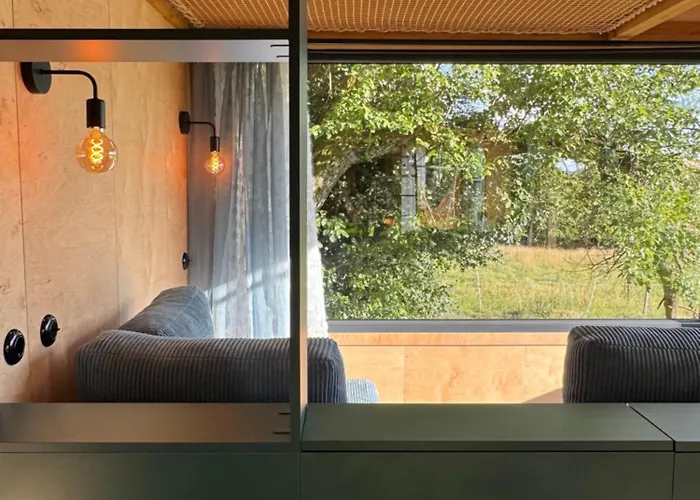 Luksusowy namiot Tinyhouse In Der Hahn bei Marienberg