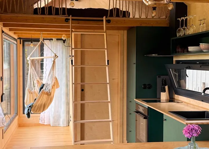 Tinyhouse In Der Luksusowy namiot *